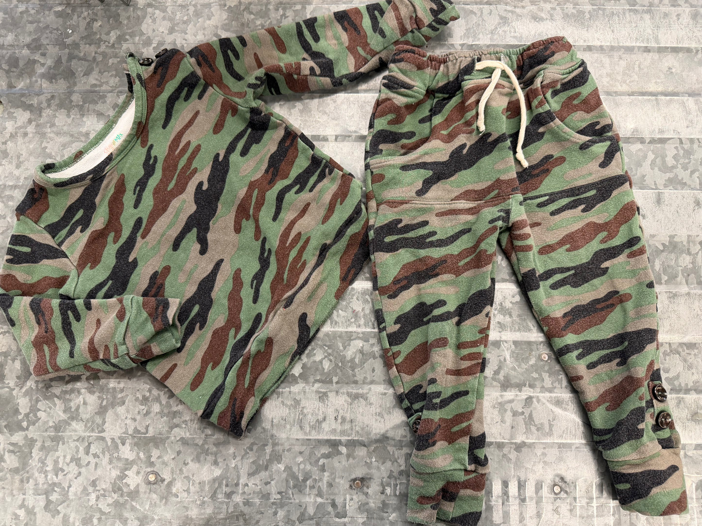 Gigi & Max Bamboo Sweat Set - 24M