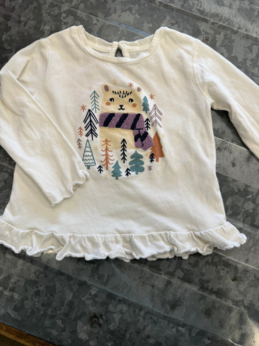 DIP LS Winter Bear Shirt - 12/18M