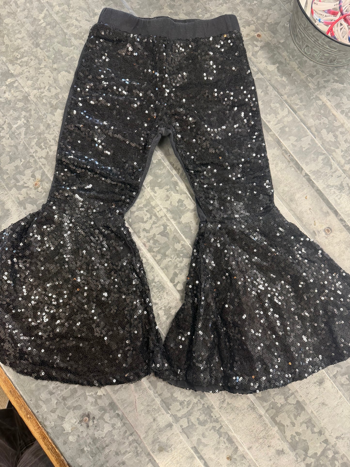 Sequence Black Bell Bottoms - 4