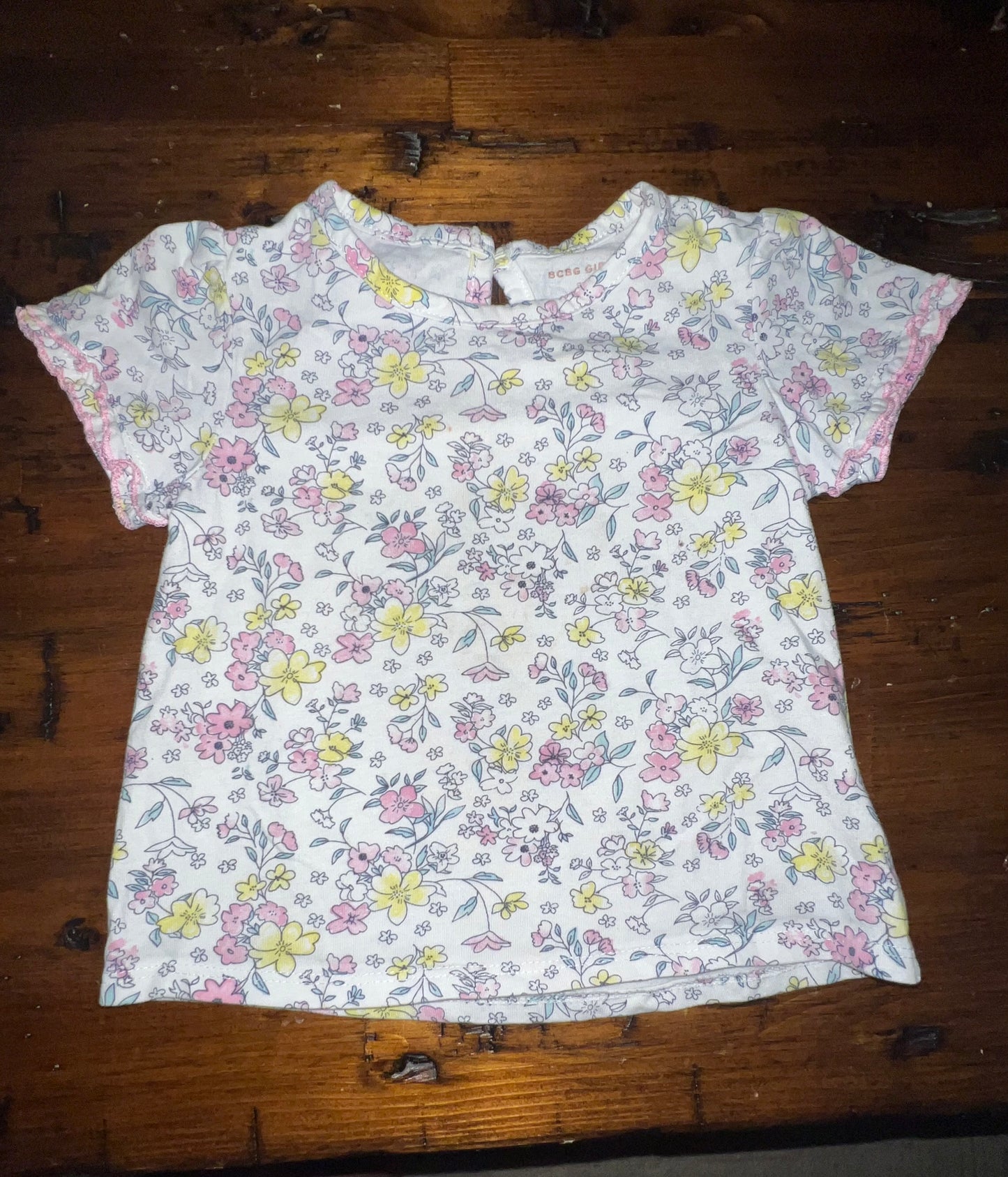 BCBG Floral Blouse - 3T