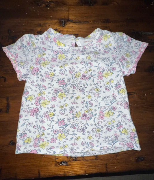 BCBG Floral Blouse - 3T