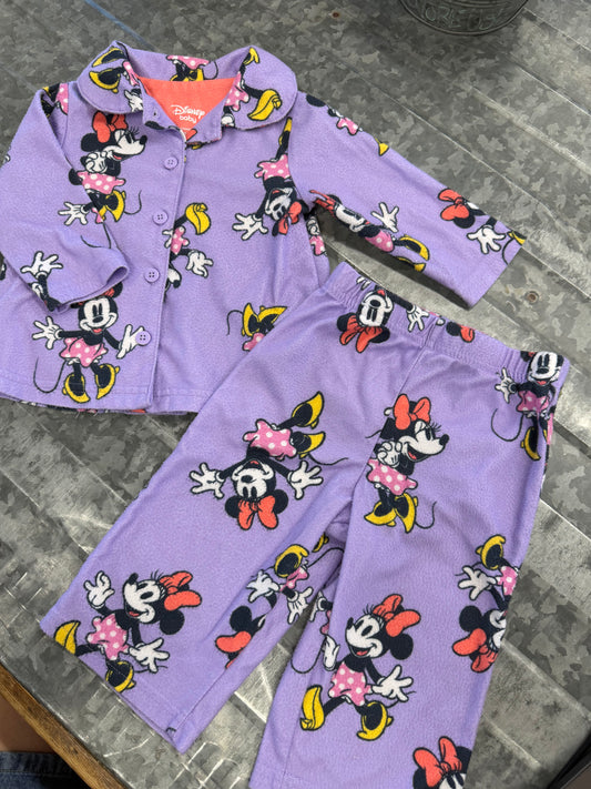 Disney Minnie Mouse PJ Set - 12M