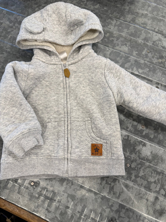 Simple Joy Zip-Up Sweatshirt - 12M