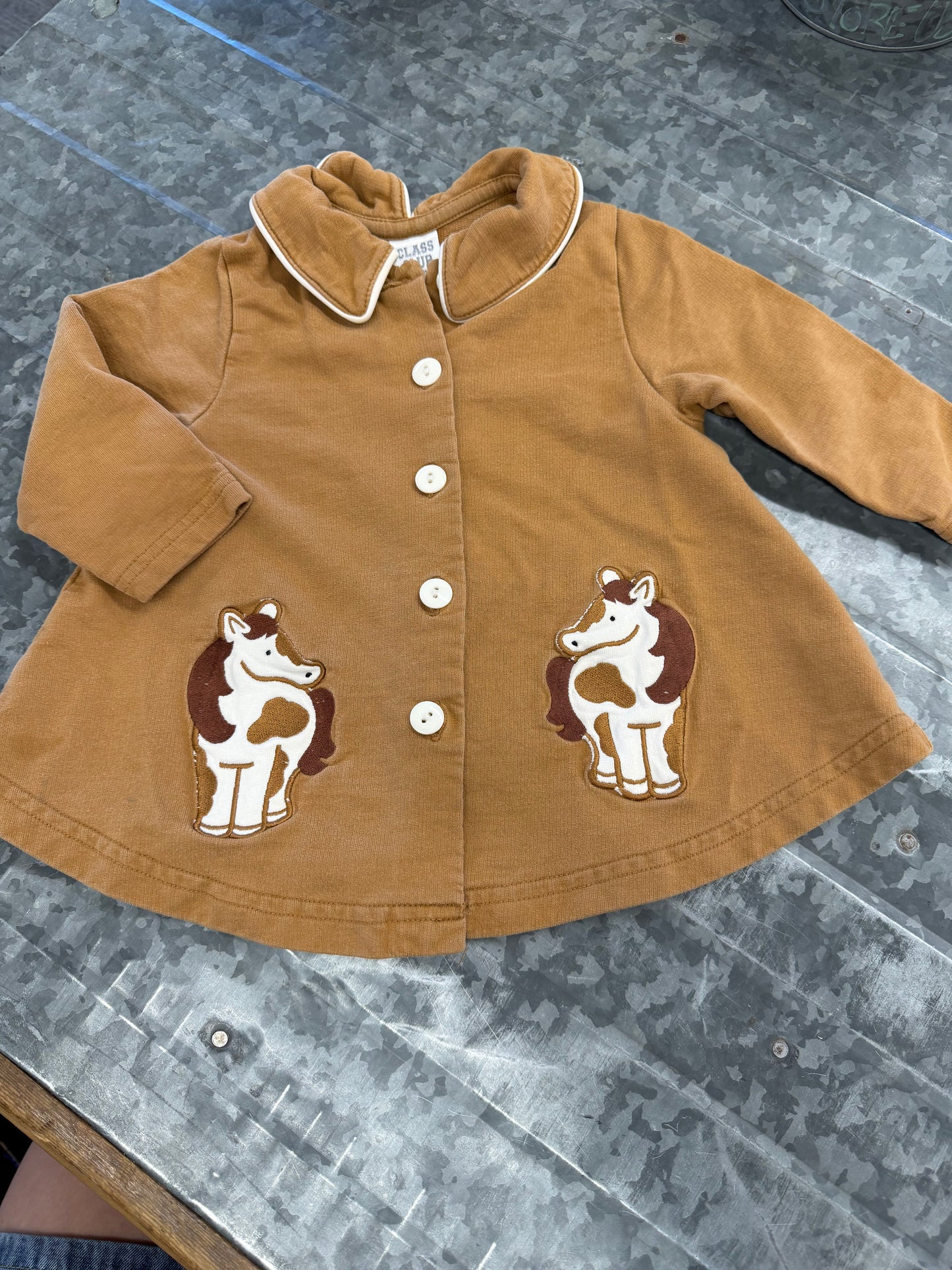 Class Club Vintage Western Blouse - 12M