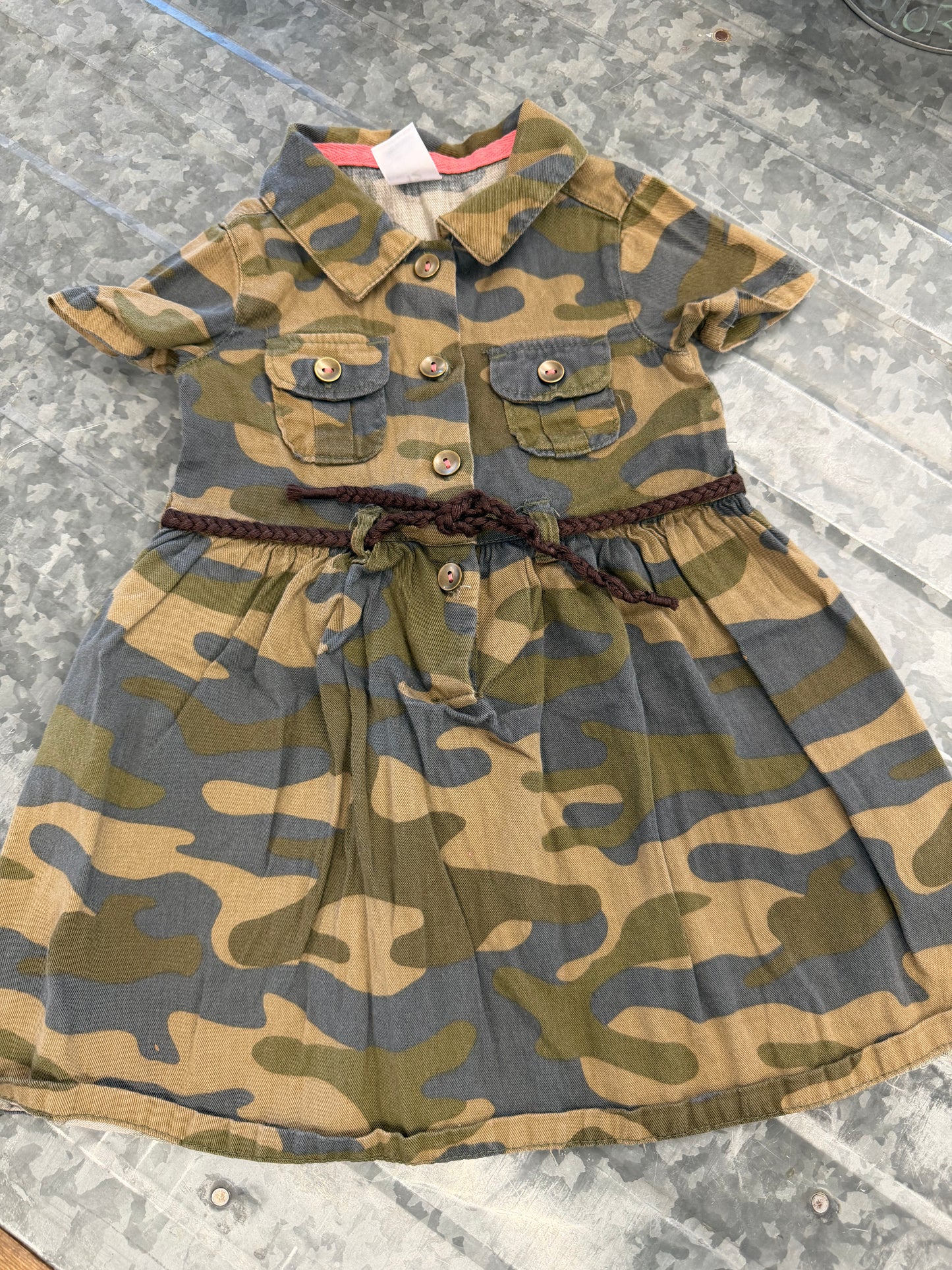 Carter Camo Dress - 12M