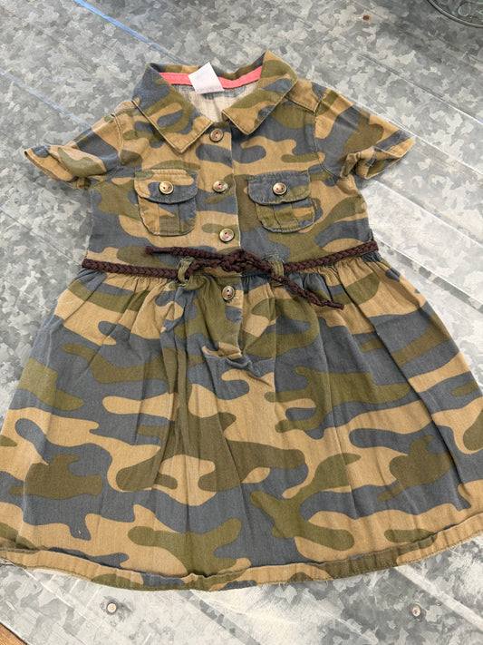 Carter Camo Dress - 12M