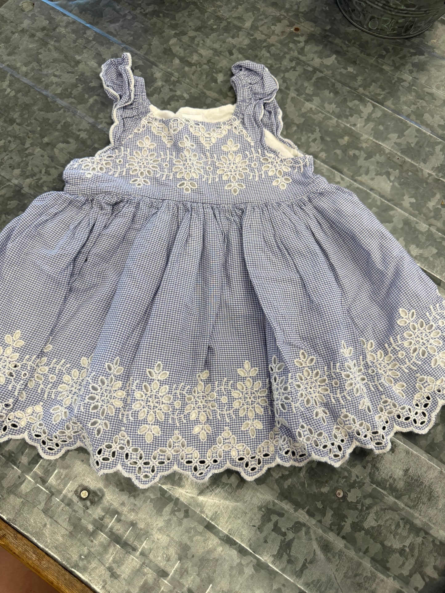 Baby Gap Checkered Dress - 12/18M