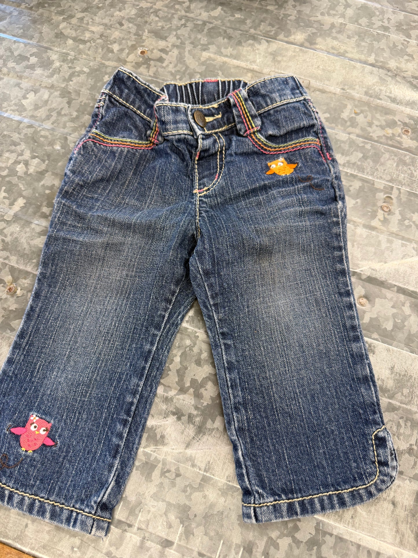 Gymboree Embossed Denim Jeans - 12/18M