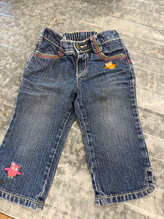 Gymboree Embossed Denim Jeans - 12/18M