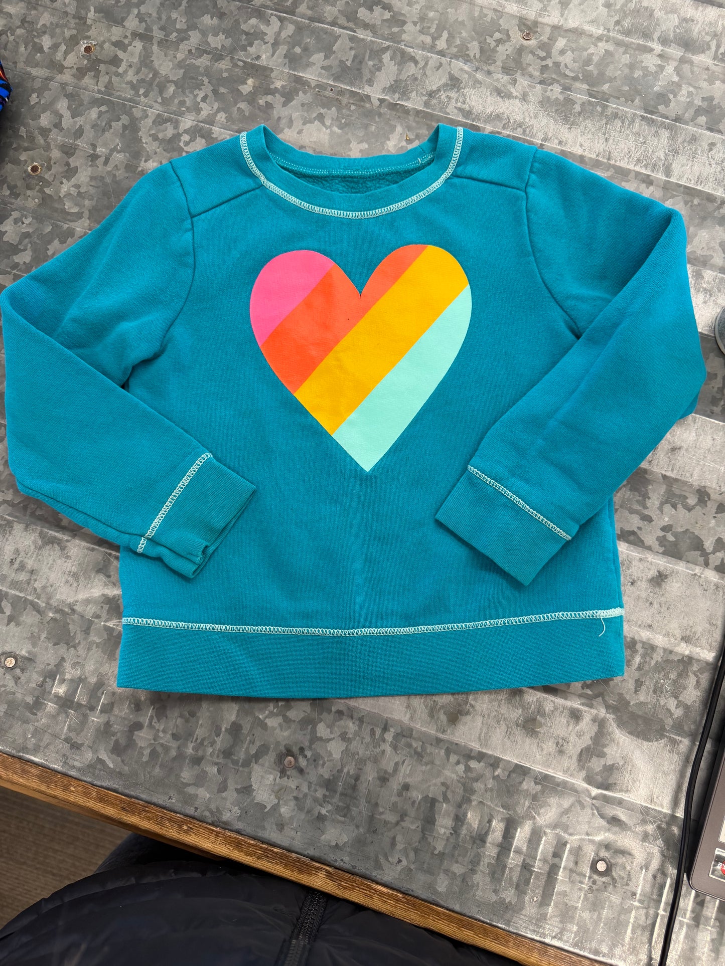 Cat&Jack Heart Sweater - 5T