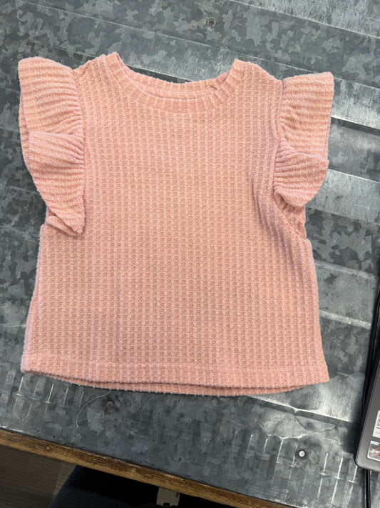 DIP Pink Ruffle Shirt - 12/18M