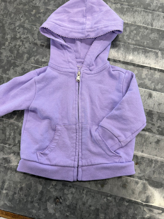 Ralph Lauren Purple Zip-Up - 6M
