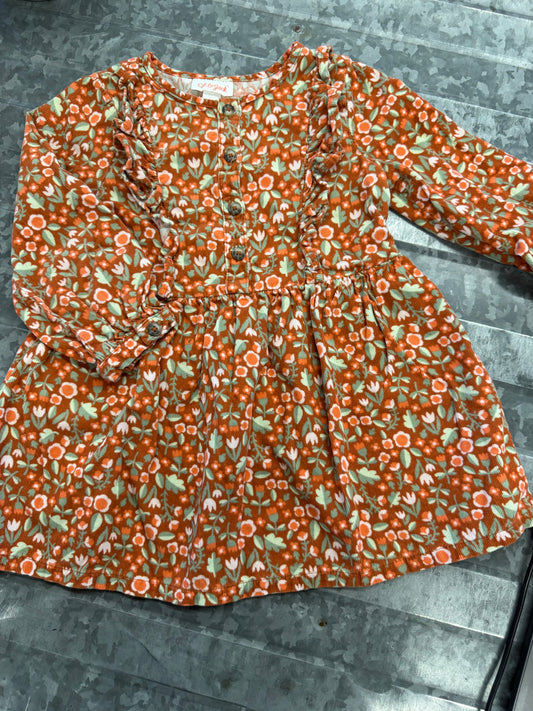 Cat&Jack Corduroy Floral Dress - 3T