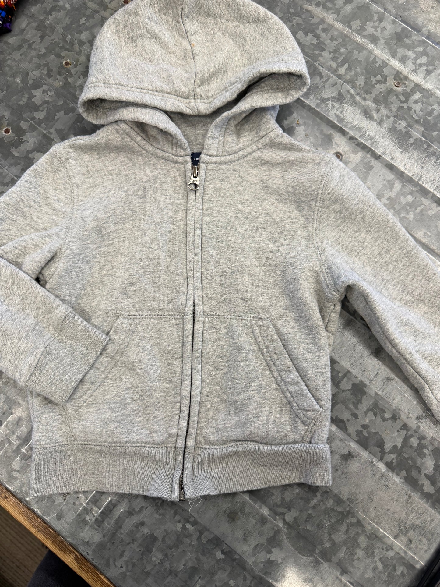 TCP Grey Zip-Up Hoodie - 3T