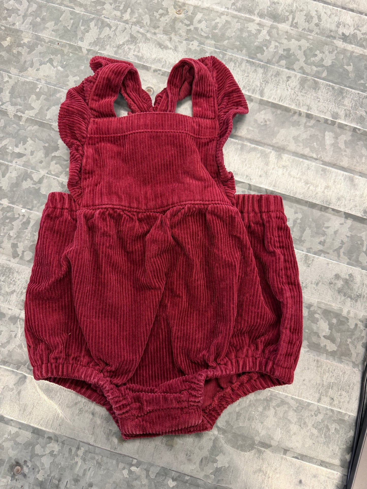 Old Navy Corduroy Ruffle Overalls - 12/18M