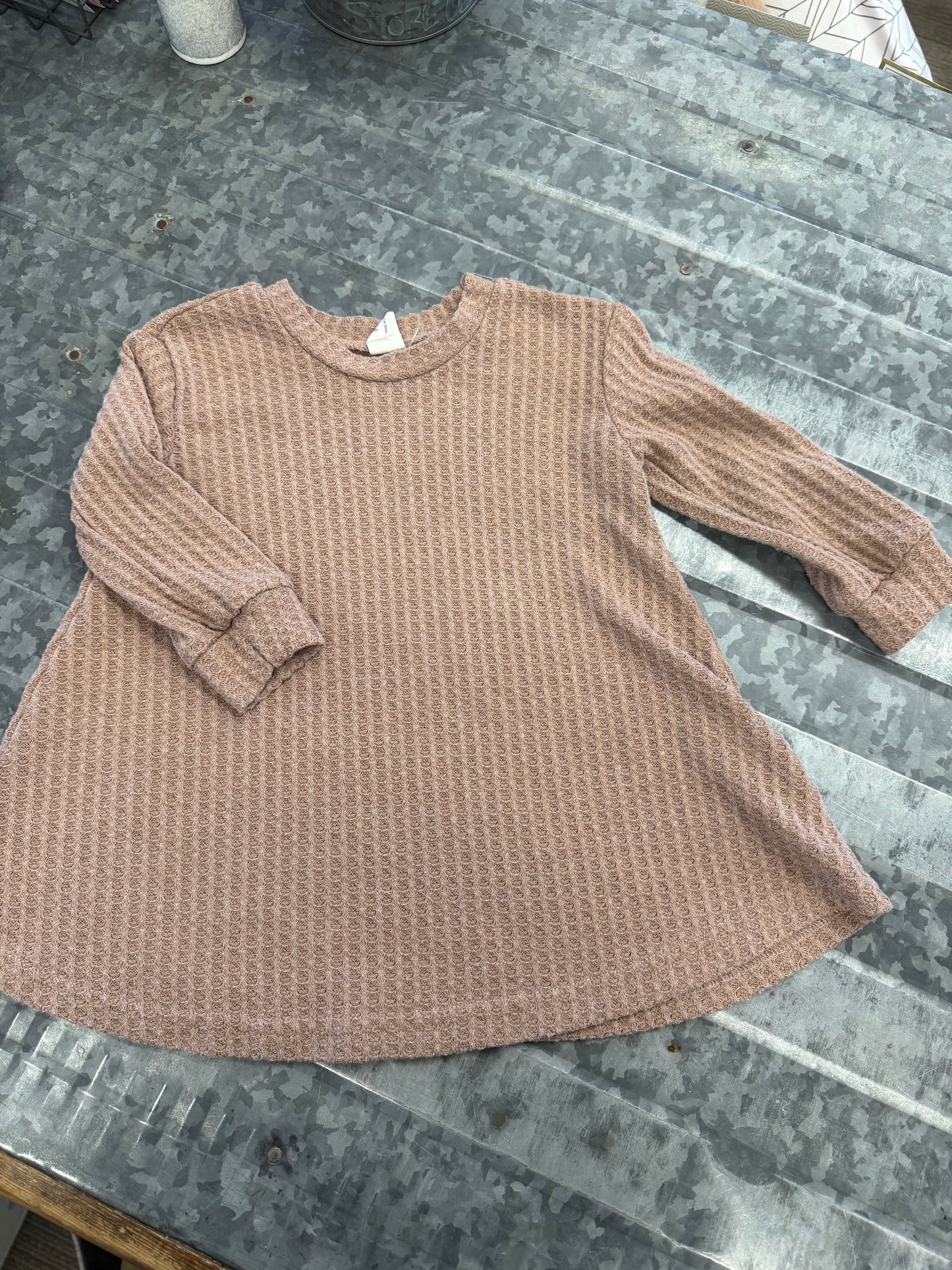 Shein Tan Dress - 9/12M