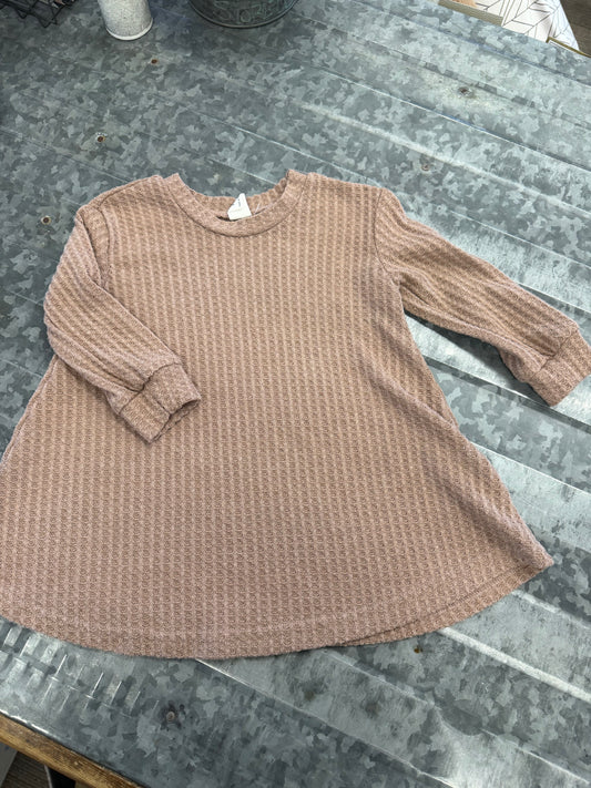 Shein Tan Dress - 9/12M