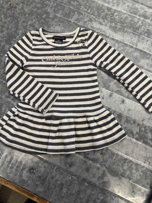 Calvin Klein LS Waffle Blouse - 18M