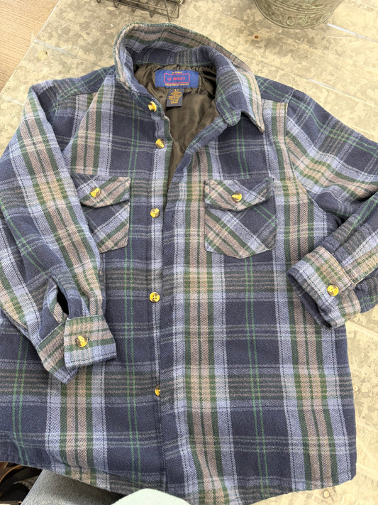 Lil Hickory Flannel Button Jacket - 6/7