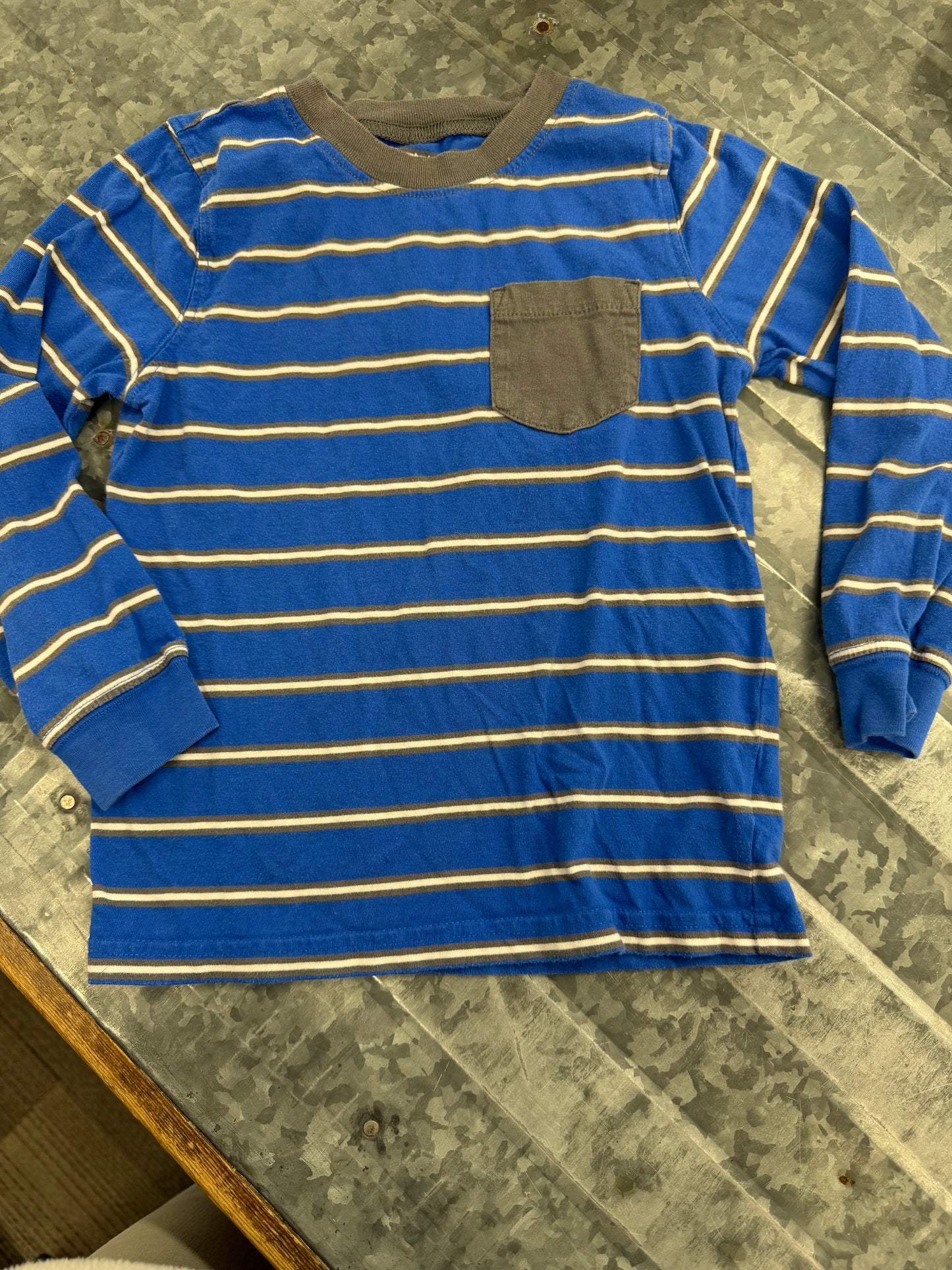 Carter LS Striped Shirt - 5T