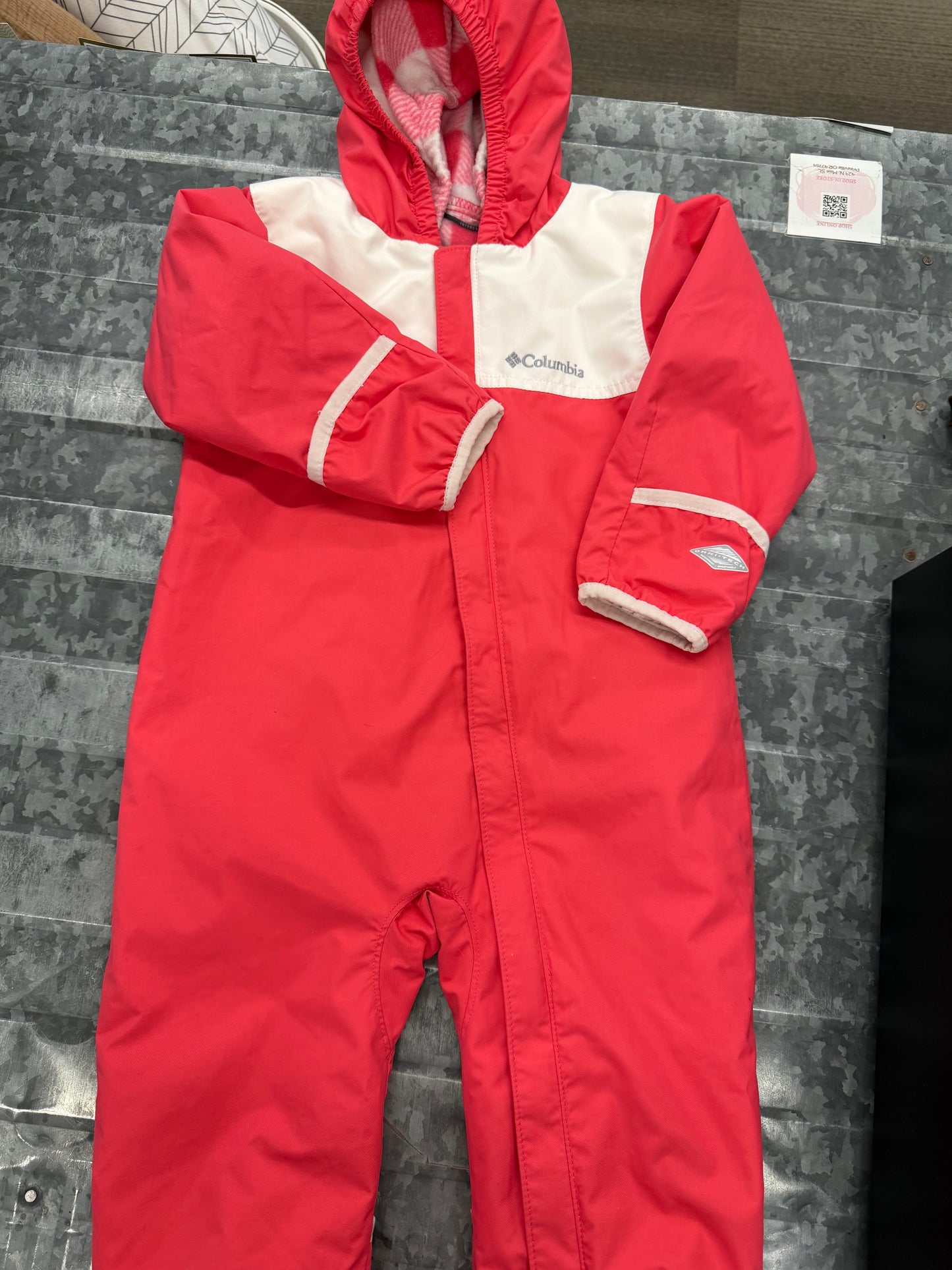 Columbia Interchangeable Pink Snowsuit - 18M