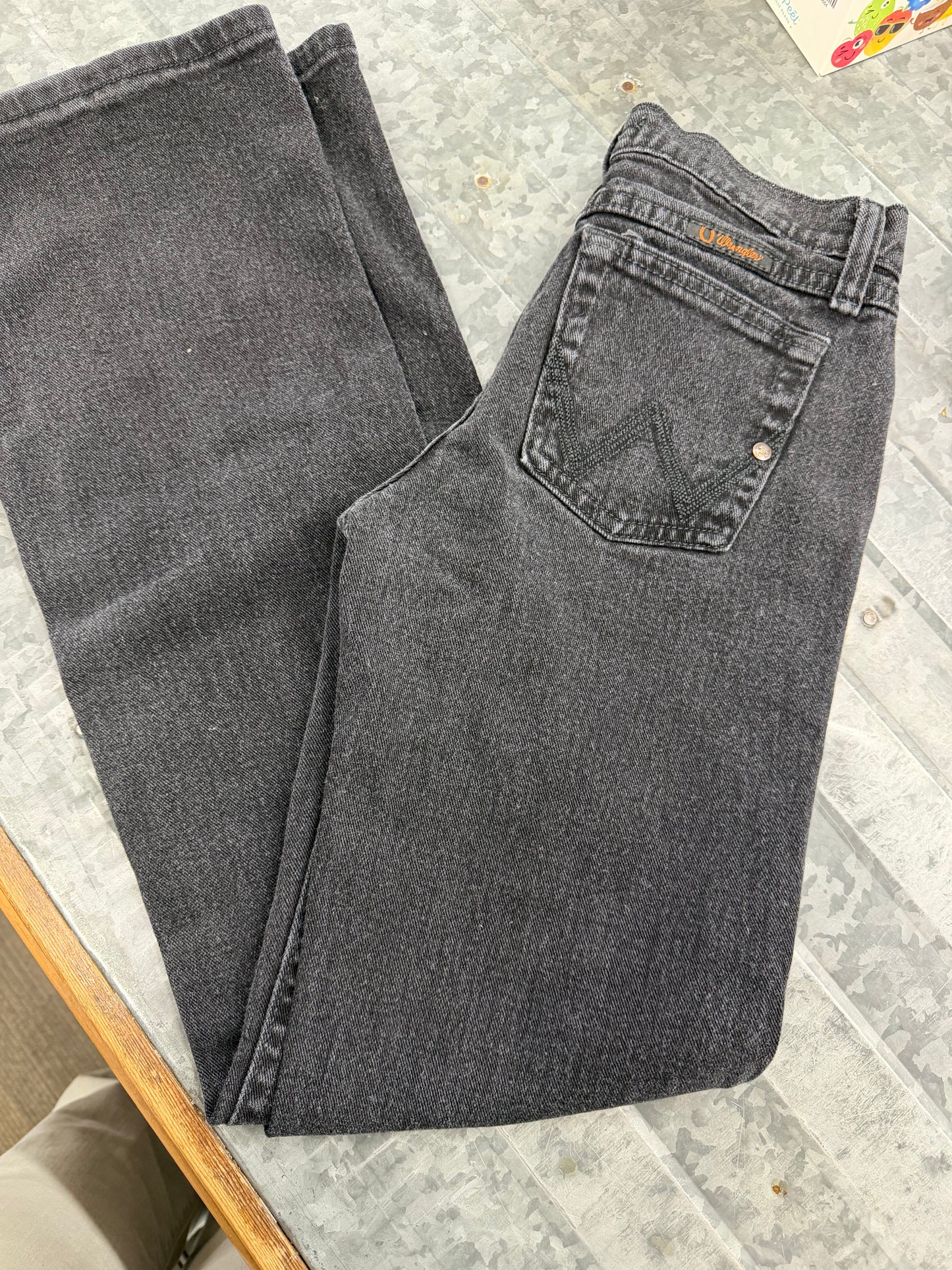 Wrangler Q-Baby Black Jeans - 14R