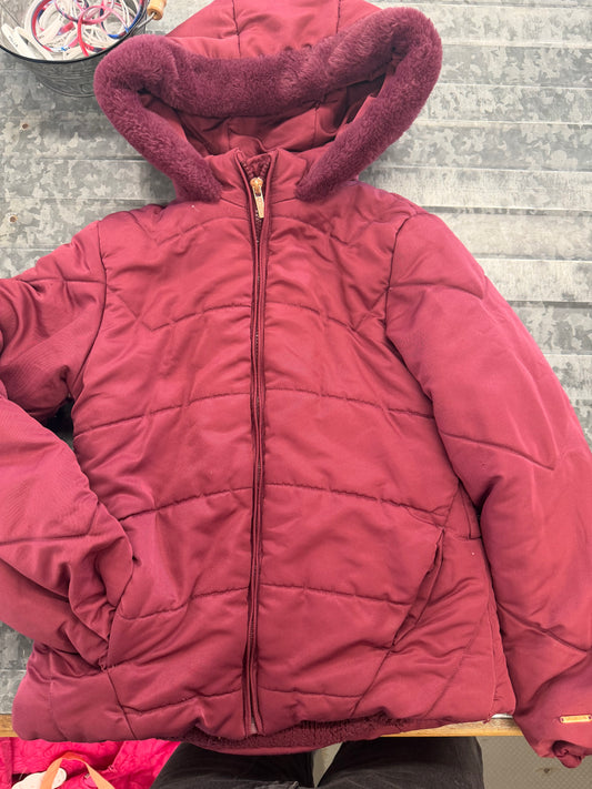 Tahari Maroon Winter Coat - 10