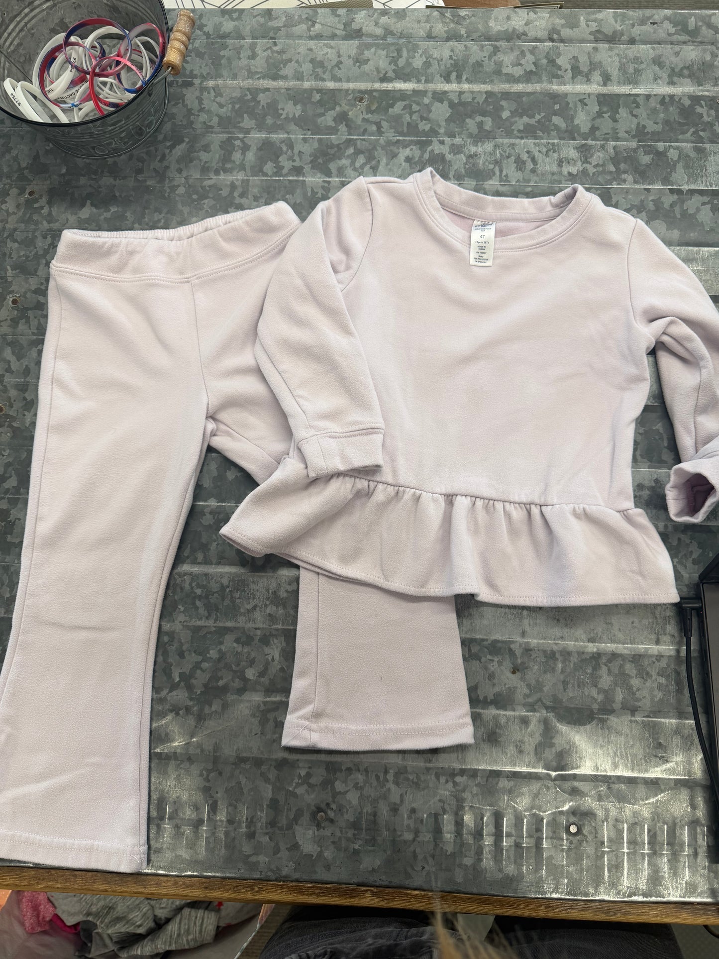 90 Degree Girls Sweat Set - 4T