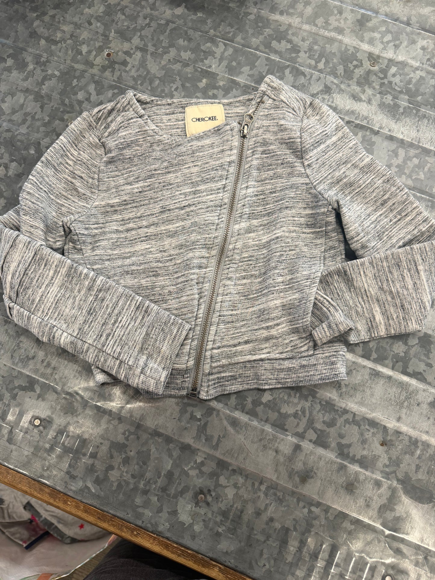 Cherokee Grey Sweater - 6X