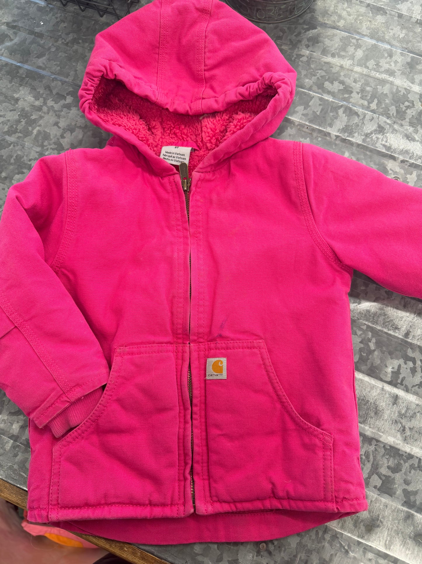 Carhartt Pink Winter Coat - 3T