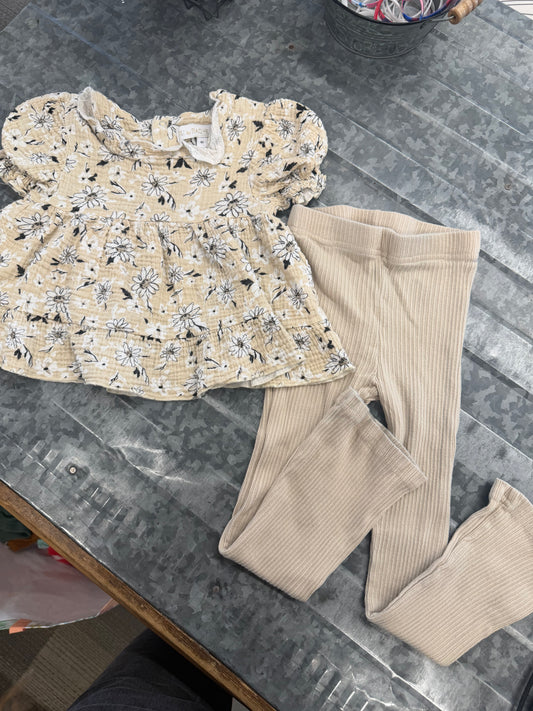 Rachel Zoe Floral Ruffle Set - 4T