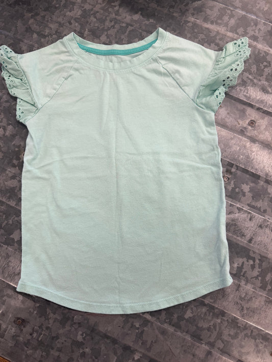 Cat&Jack Teal Lace Sleeve Blouse - 5