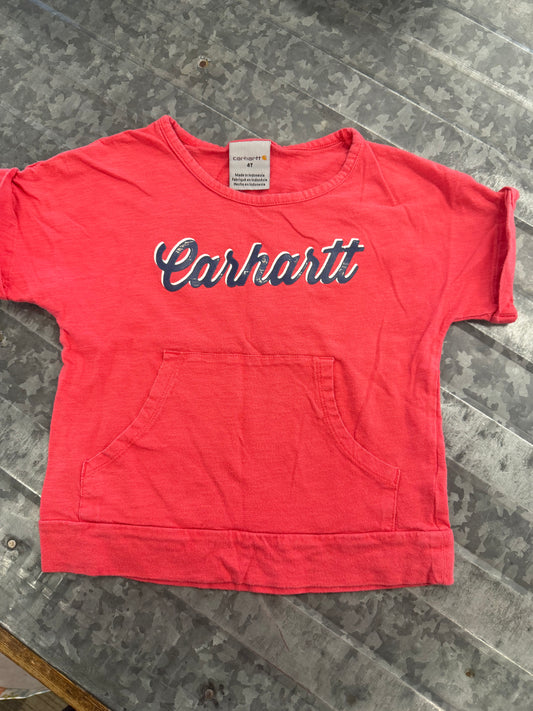 Carhartt Pink SS Shirt - 4T