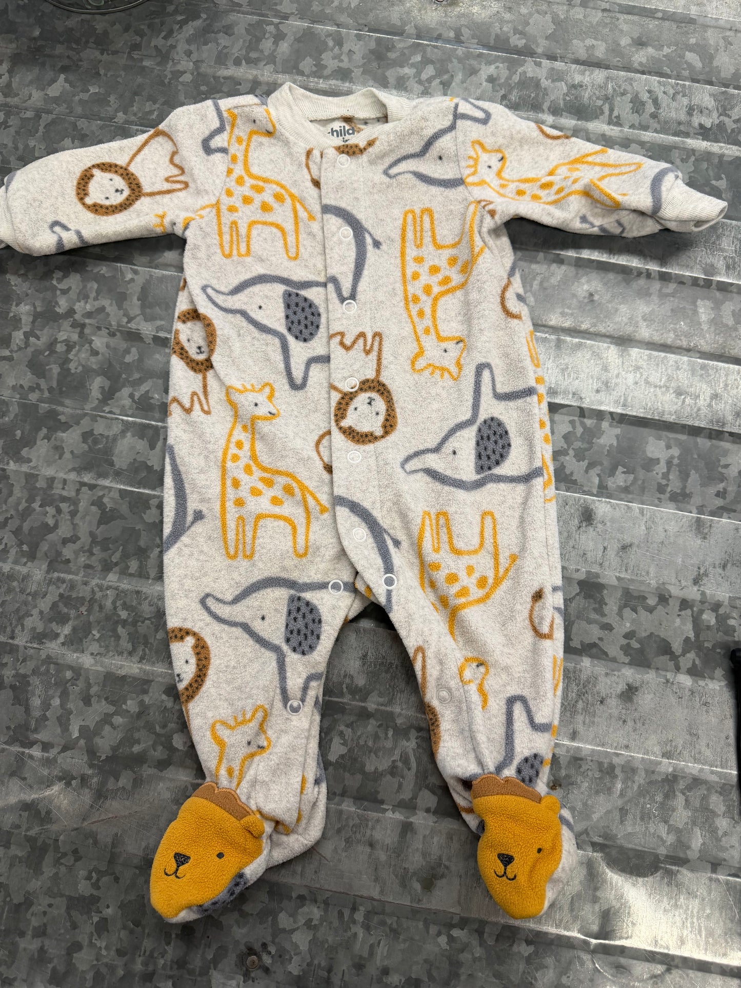 COM Safari Animal Sleeper - 0/3M