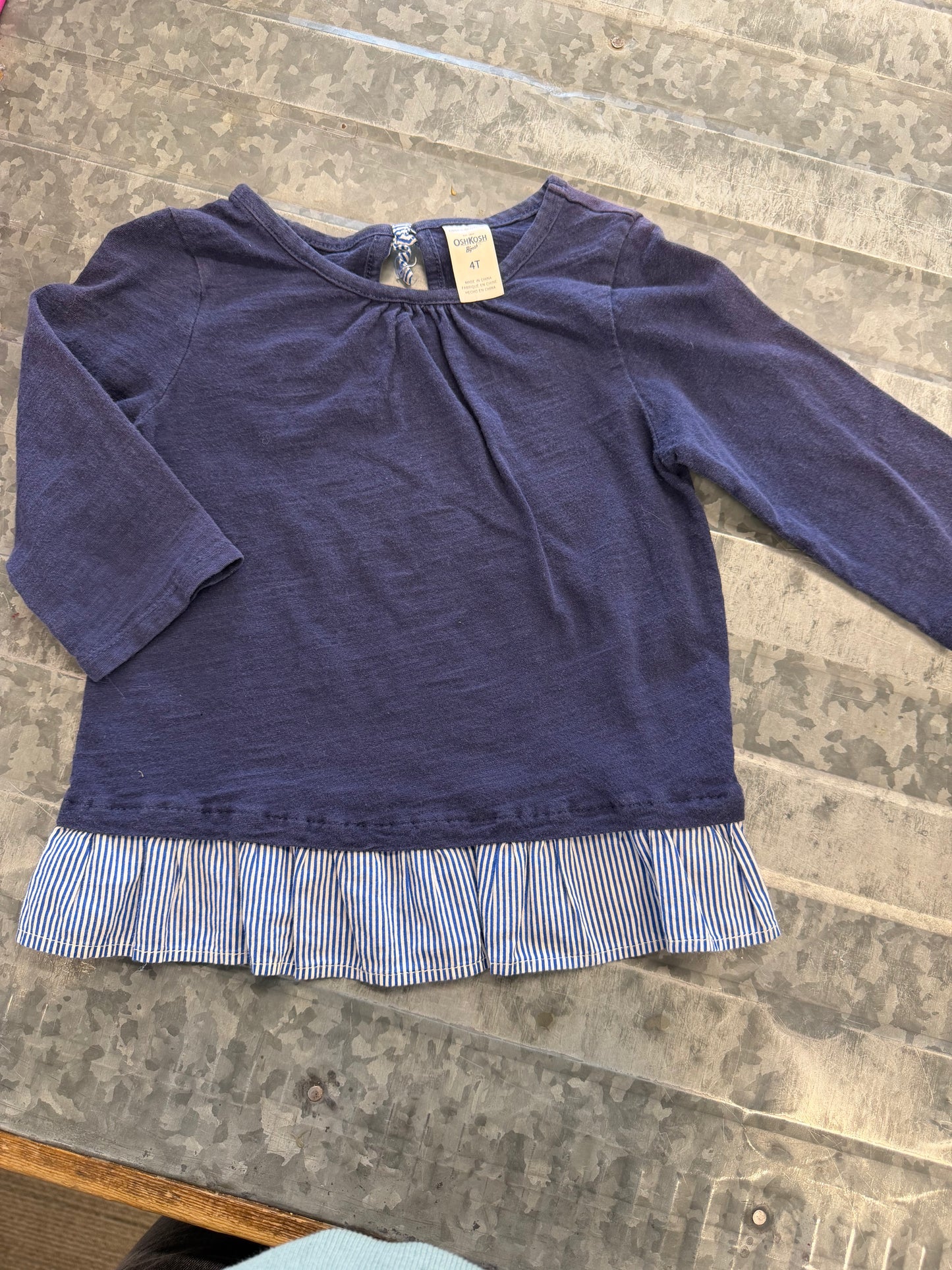 OshKosh Ruffle Blouse - 4T