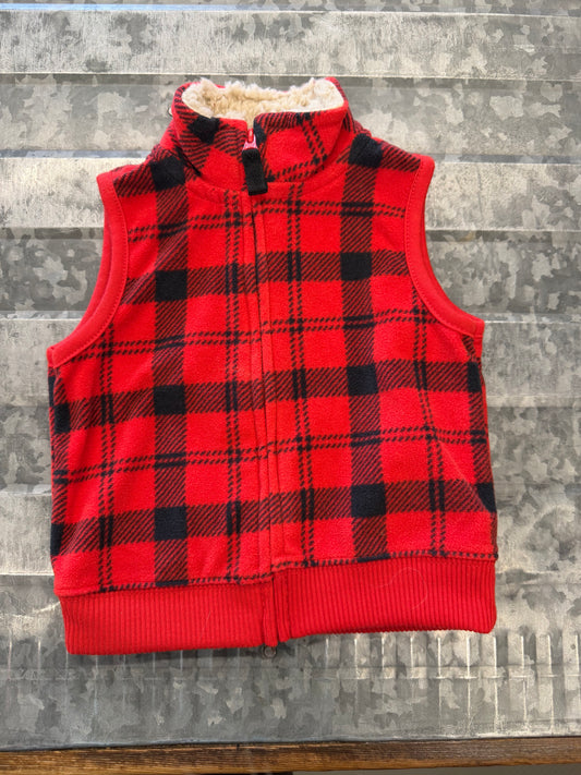 Carter Plaid Vest - 6M