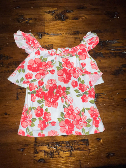Little Lass Flower Blouse - 18M
