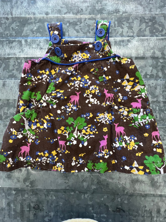 Baby Boden Woodland Corduroy Dress - 12/18M