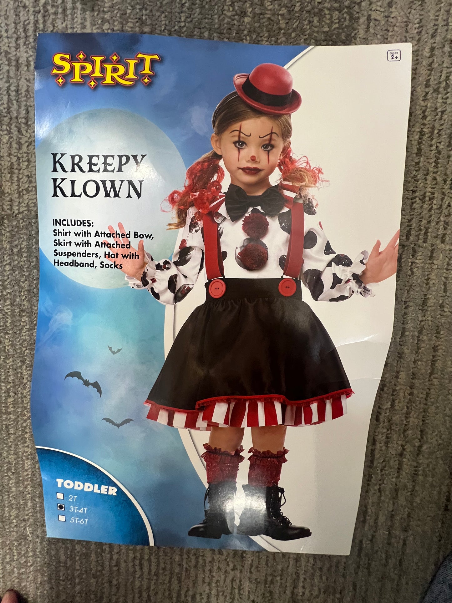 Kreepy Klown Costume - 3/4