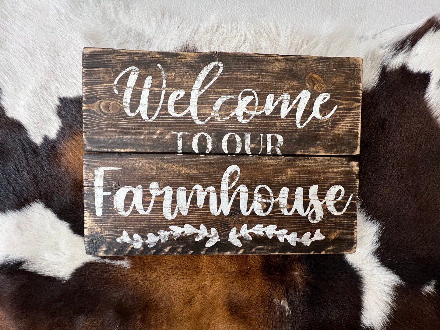 Farmhouse Wood Sign