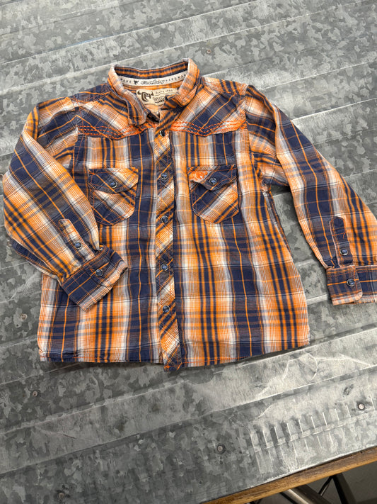 Cowboy Hardware Button Up - 4T