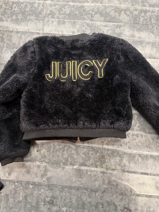 Juicy Couture Fuzzy Black Jacket - 3T