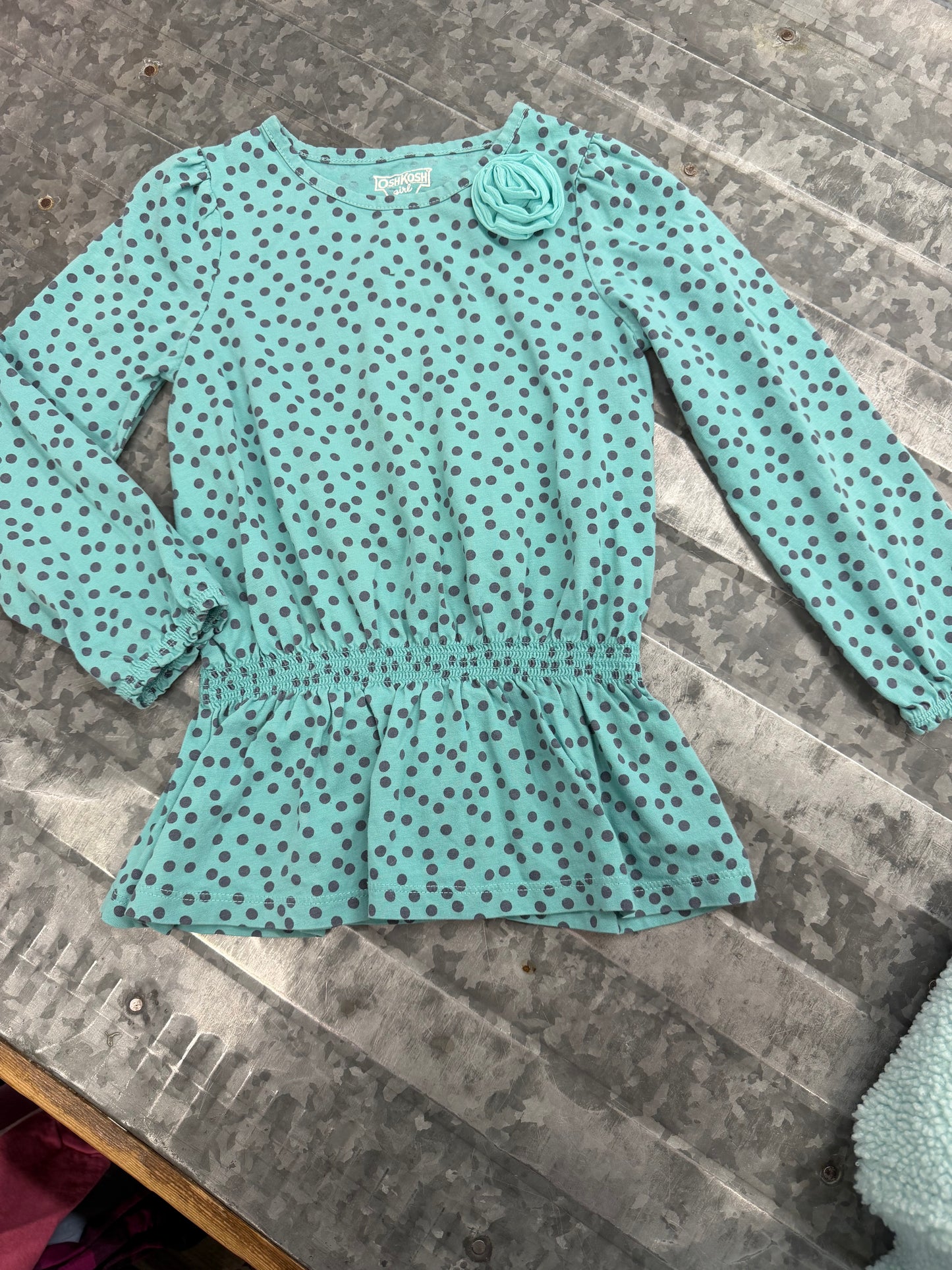 OshKosh Polka Dot Blouse - 4