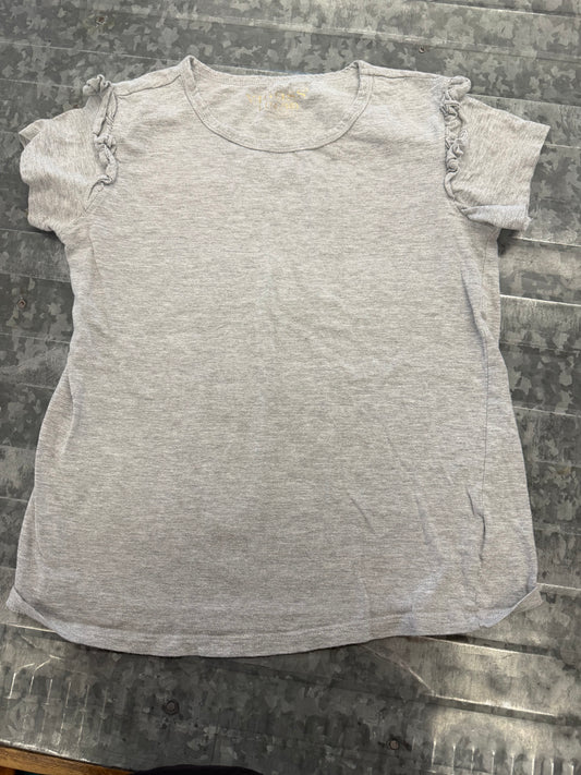 Vigoss Grey Ruffle Shirt - 14