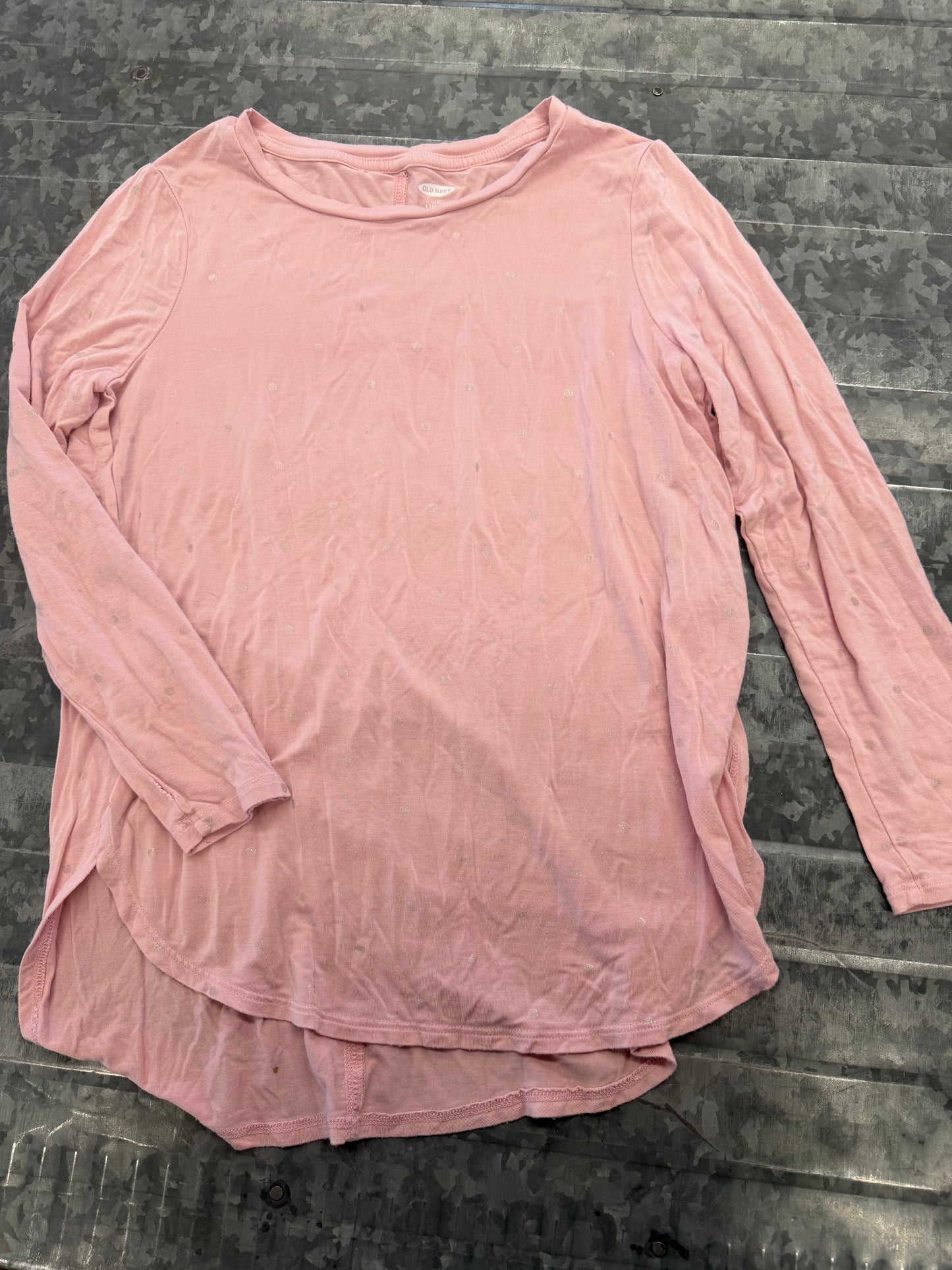 Old Navy LS Polka Dot Shirt - 10/12