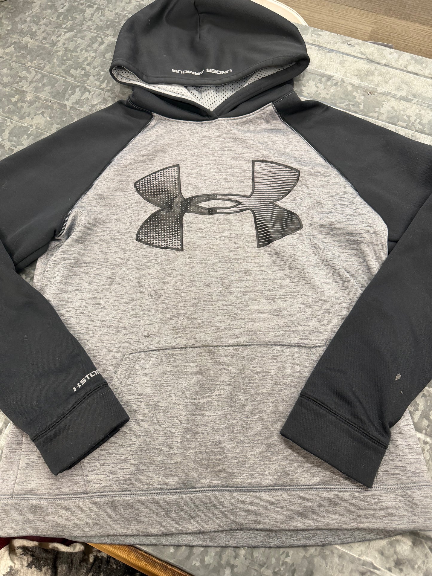 Under Armor Black Hoodie - YXL