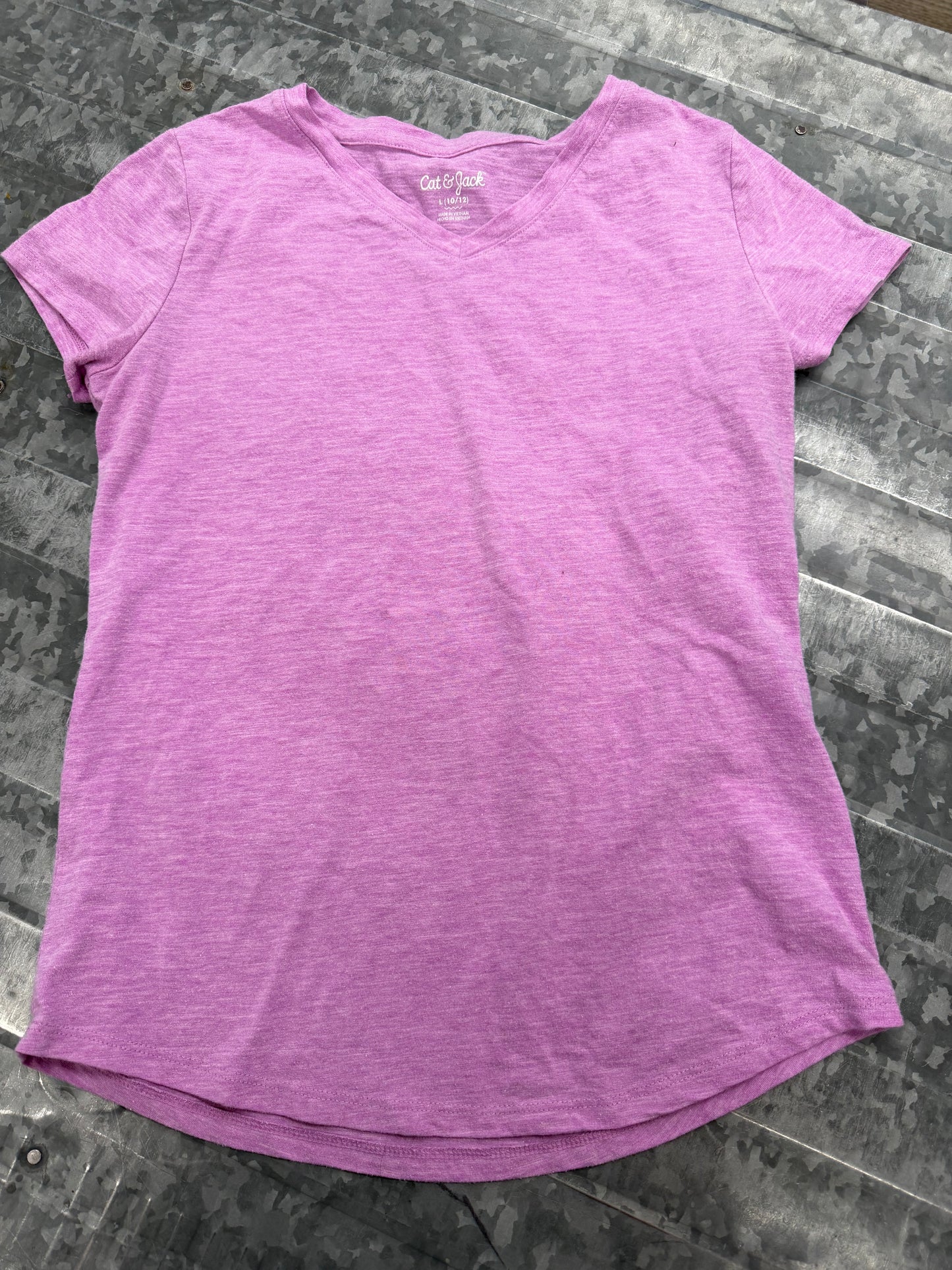 Cat&Jack Purple SS Shirt - 10/12
