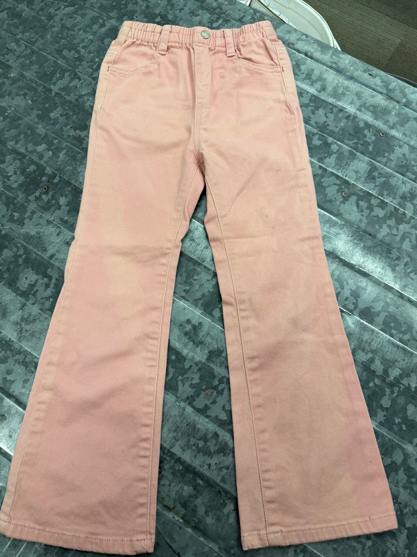 Pink Pull-On Pants - 4/5
