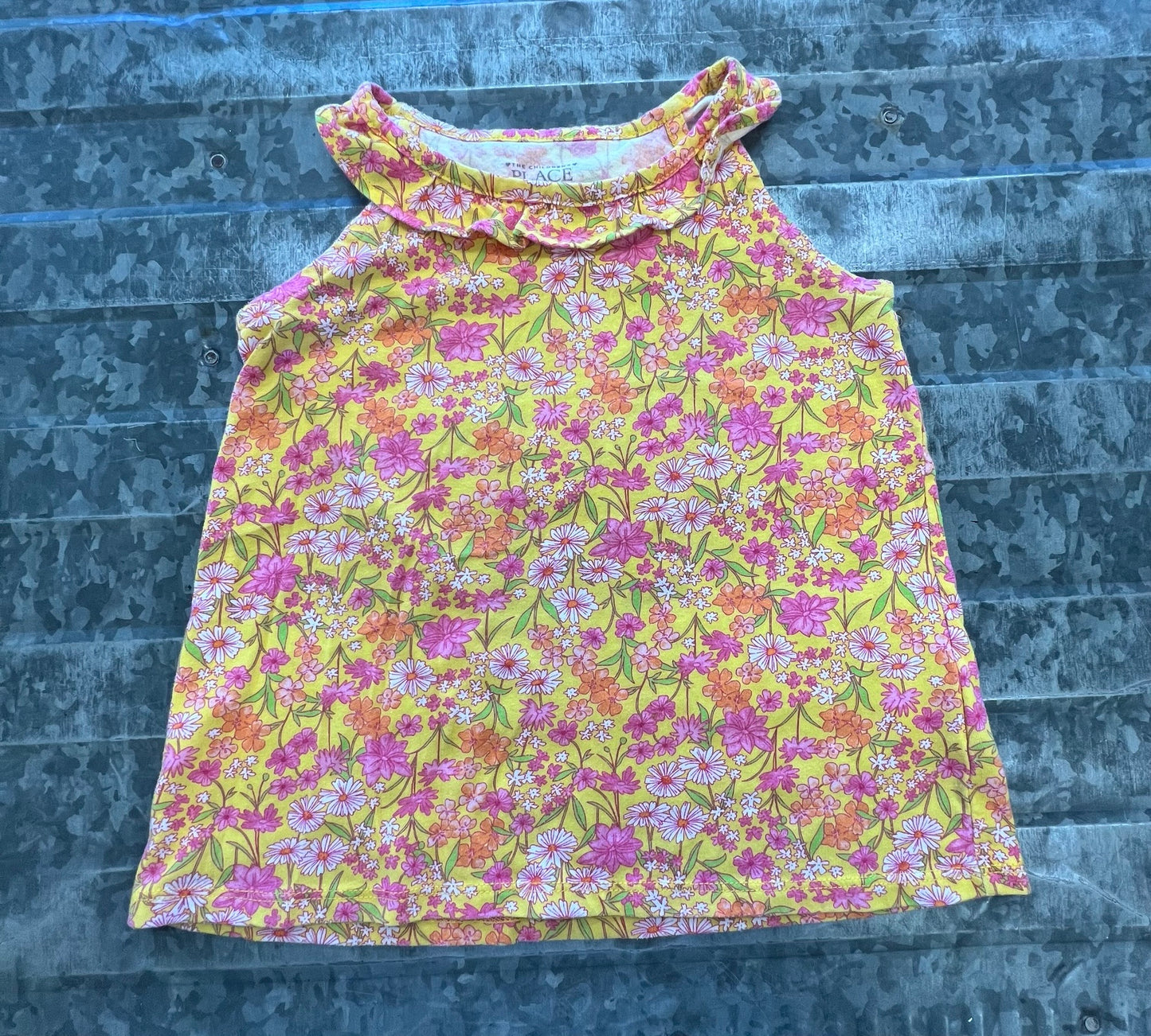 TCP Floral with Ruffle Tank - 5