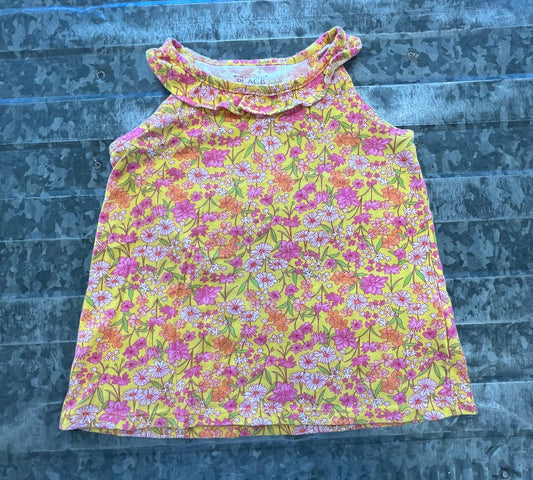 TCP Floral with Ruffle Tank - 5